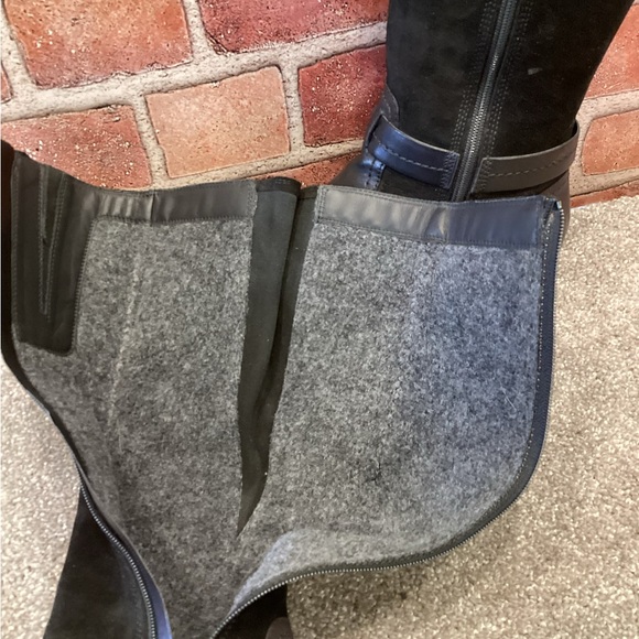 Clarks Cologne Up womens Black leather Knee high Tall Riding Boots size 7 - Picture 7 of 9